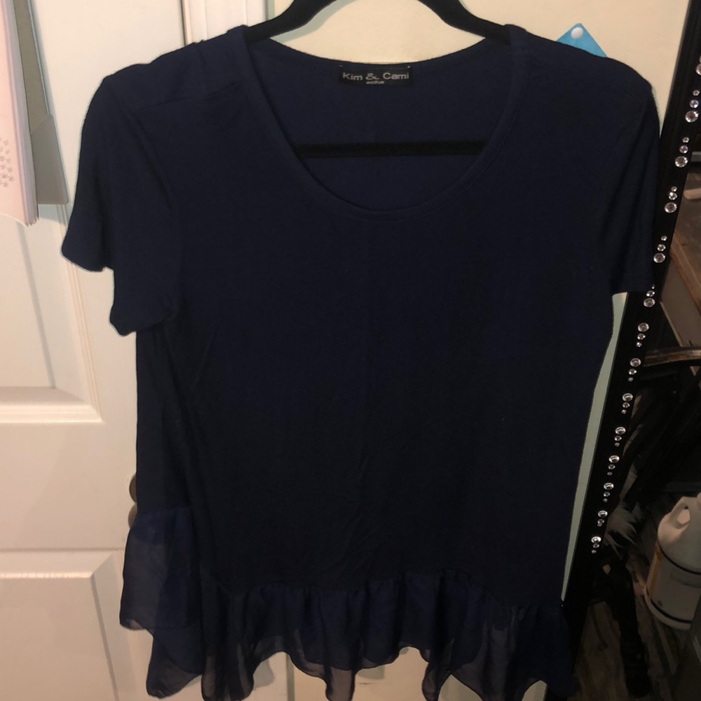 🚨PRICE DROP : Adorable Navy short sleeve top